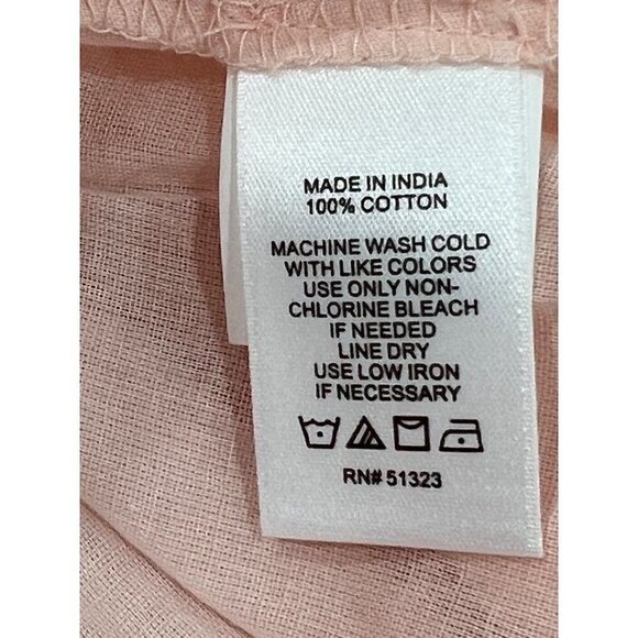 CeCe Clip Dot Ruffle Hem Dress Pink 100% cotton Summer Dress NWT MSRP $129 - Picture 9 of 12